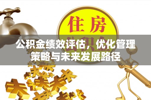 土库公积金绩效评估，优化管理策略与未来发展路径