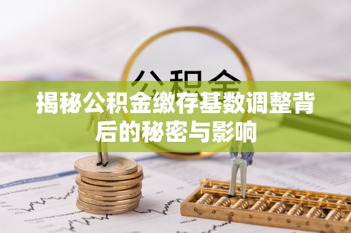 土库揭秘公积金缴存基数调整背后的秘密与影响