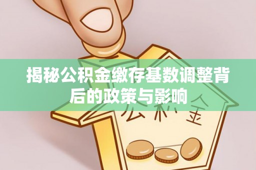 土库揭秘公积金缴存基数调整背后的政策与影响