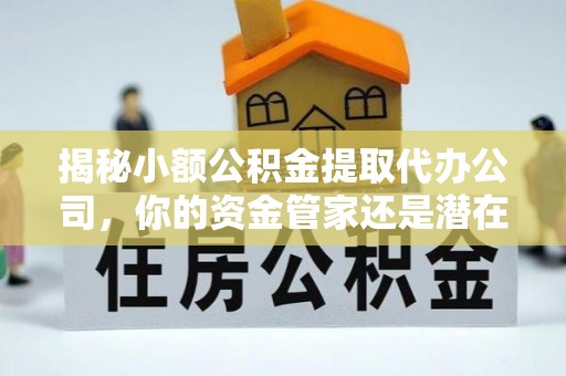 土库揭秘小额公积金提取代办公司，你的资金管家还是潜在风险？