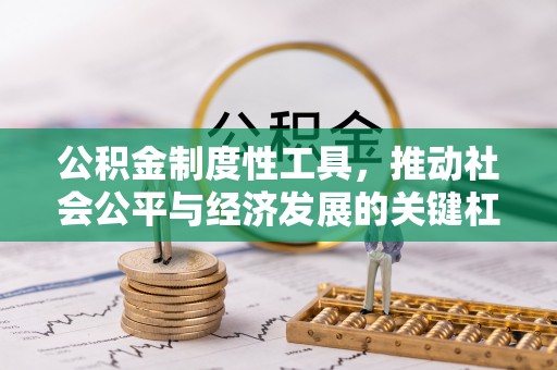 土库公积金制度性工具，推动社会公平与经济发展的关键杠杆