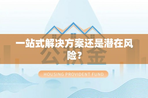 土库一站式解决方案还是潜在风险？