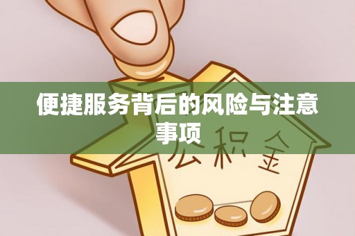 土库便捷服务背后的风险与注意事项